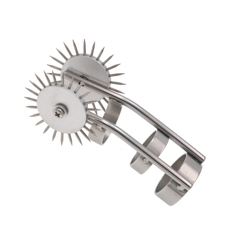 House Of Dasein Stainless Steel Fetish Finger Needles Wheel  Games For Adults Erotic Stimulation Wartenberg Pinwheel Sex Toys Couples Sensation Play