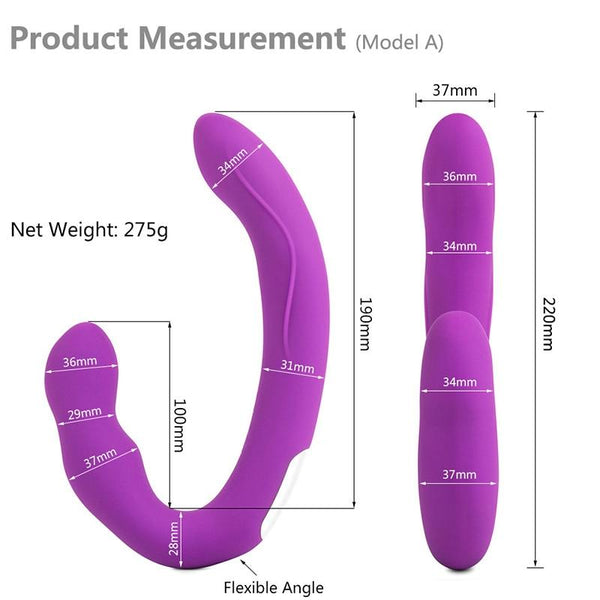 Wearable Strapon Dildo  Wireless Double Penetration  Strap Ons