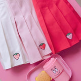 Strawberry Tennis Skirt Clothing