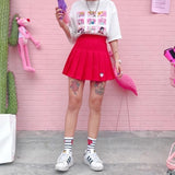 Strawberry Tennis Skirt Clothing