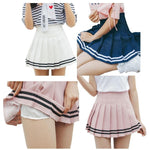 Striped Tennis Skirt Skirts