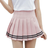 Striped Tennis Skirt Skirts