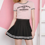 Striped Tennis Skirt Skirts