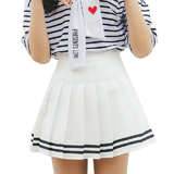 Striped Tennis Skirt Skirts