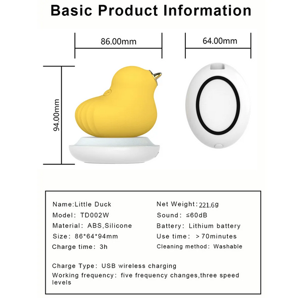 Sucking  Duck Vibration Sucker Oral Licking Clitoris Stimulator For Women Dildos