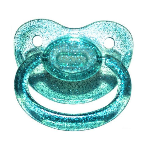 Teal Glitter Adult Pacifier Ddlg Abdl Littles Play