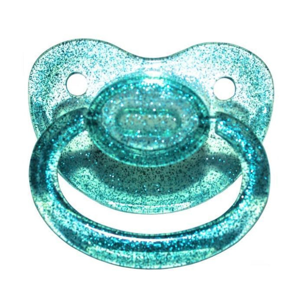 Teal Glitter Adult Pacifier Ddlg Abdl Littles Play Abdl Pacifiers