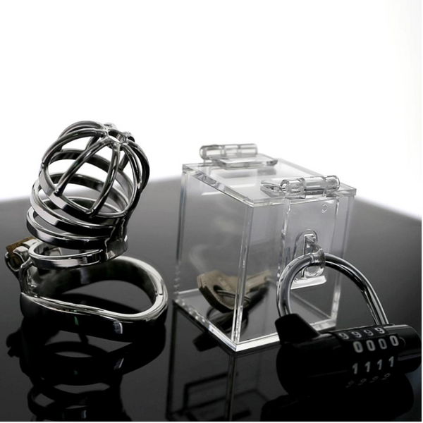 The Chastity Key Safe Acrylic Box Sex Toy  Fetish Chastity Toys