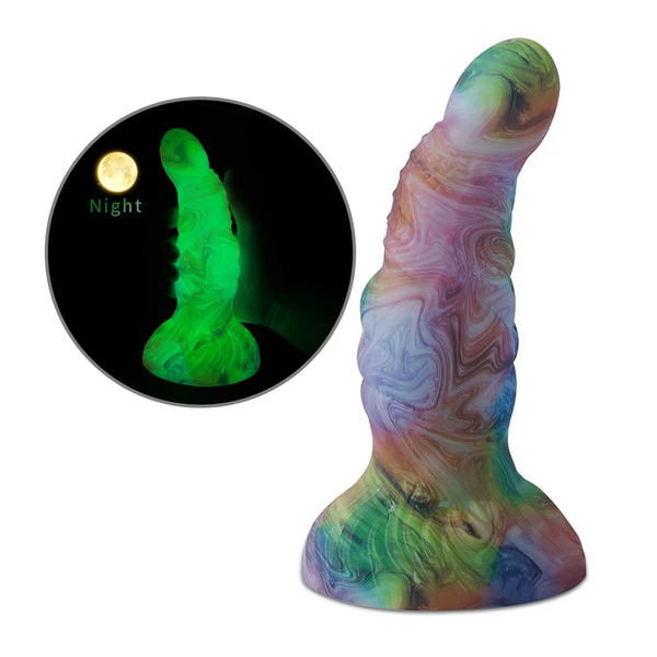 Colorful Anal Dildos Luminous Silicone Soft Plug For Women Animal Monsters Realistic Dildos
