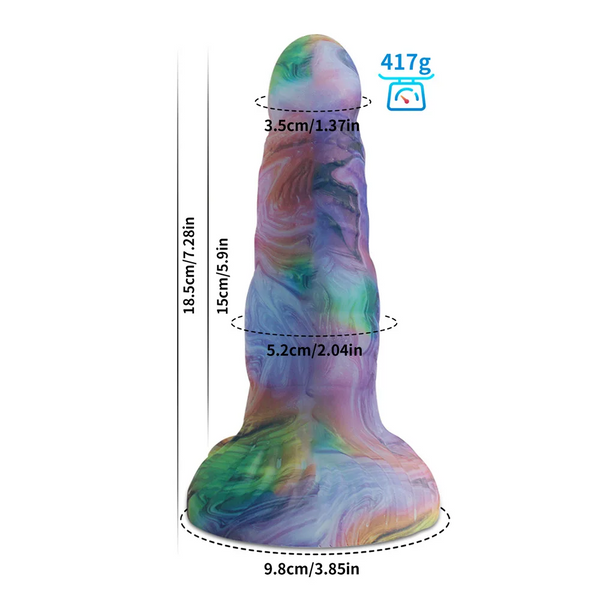 Colorful Anal Dildos Luminous Silicone Soft Plug For Women Animal Monsters Realistic Dildos