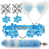 House Of Dasein Cute Fox Tail Anal Plug Cat Ears Headbands Set Adult Toys For Women Butt Plug Tails