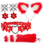 House Of Dasein Cute Fox Tail Anal Plug Cat Ears Headbands Set Adult Toys For Women Butt Plug Tails