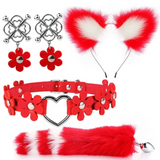 House Of Dasein Cute Fox Tail Anal Plug Cat Ears Headbands Set Adult Toys For Women Butt Plug Tails
