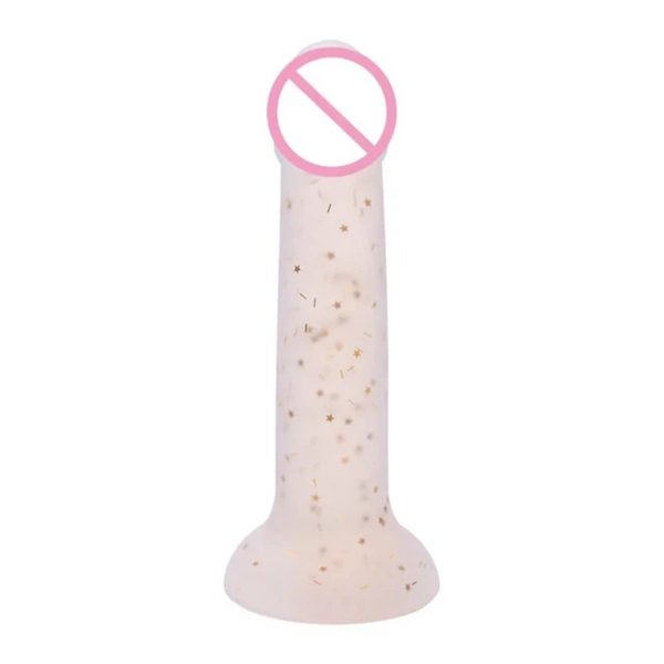 Cute Jelly Silicone Soft Dildo Female G Spot Masturbator Anal Butt Plug Adult Sex Toys Suction Cup For Women Beginner Non Vibrating Butt Plugs