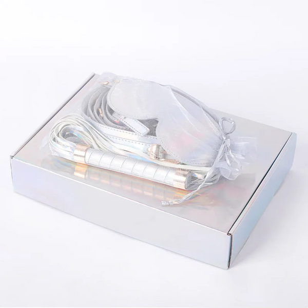 Leather  Kit  Set Handcuffs Whip Gag Eye Mask Toys Couples Restraint Kits & Sets