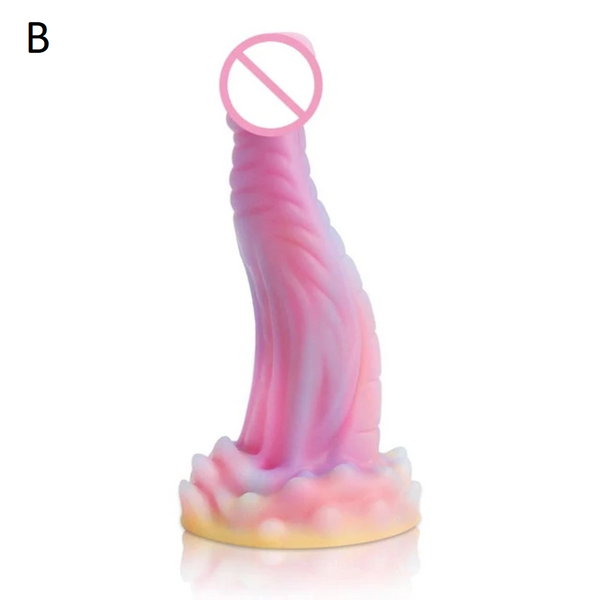 Soft Silicone Luminous Monster Anal Dildo Butt Plug For Sexual Wellness Sex Dolls & Masturbators