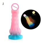 Sex Dolls & Masturbators House Of Dasein Soft Silicone Luminous Monster Anal Dildo Butt Plug For Sexual Wellness