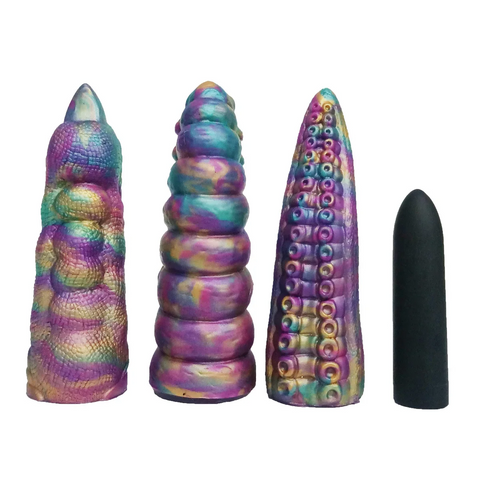 Vibrating Butt Plugs Colorful Anal Plug With Vibrator For Adult Games And Sex Toys