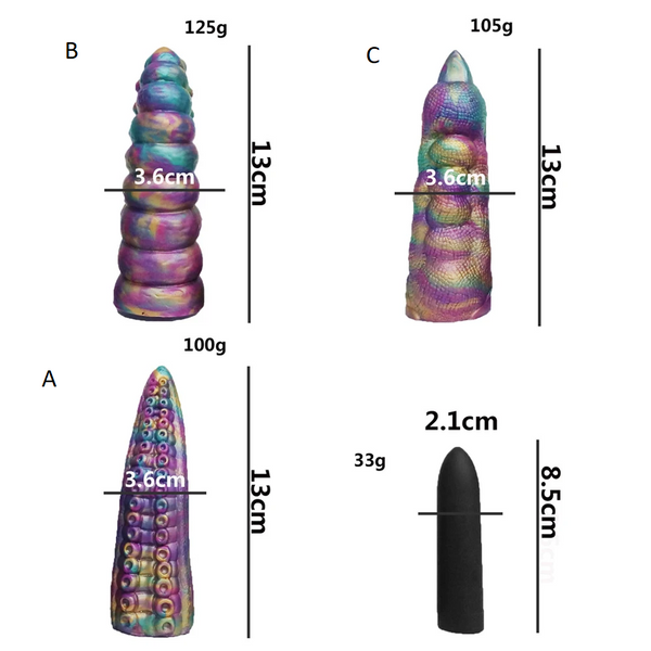 Colorful Anal Plug With  For Adult Games And Sex Toys Vibrating Butt Plugs