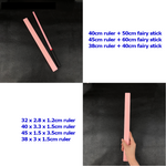 House Of Dasein Product Information: Tools Acrylic Cherry Blossom Powder Fairy Ruler Toy Paddles