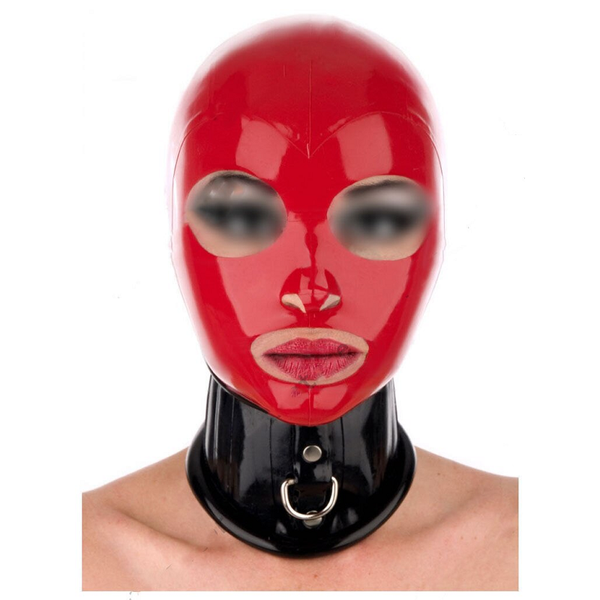 Unisex Black 1 Millimeter Neck Corset Thicker Collar Roll Edge With Back Lace Love Latex