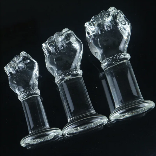 Super Huge Glass Simulation Fist Dildo Hand G Spot Anal Plug Vaginal Masturbation Sex Toys Fantasy Dildos