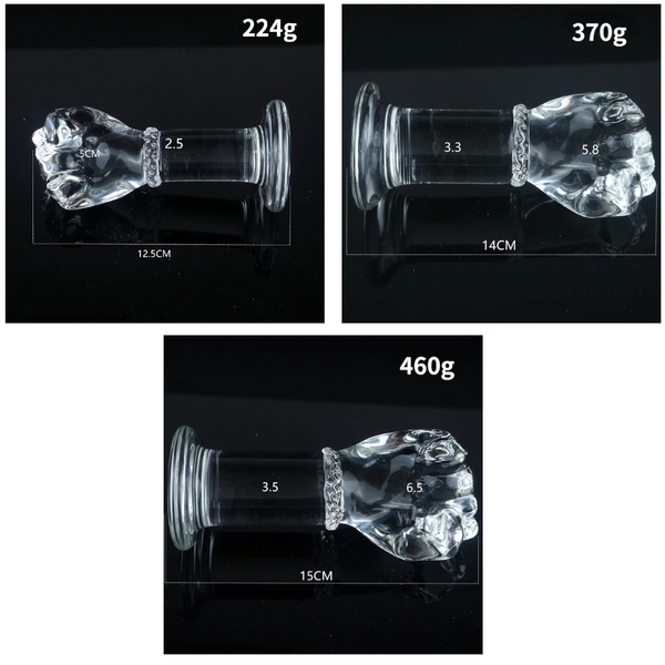 Super Huge Glass Simulation Fist Dildo Hand G Spot Anal Plug Vaginal Masturbation Sex Toys Fantasy Dildos