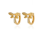Earrings Veile Studios Stainless Steel Rabbit Heart Star Butterfly Women Gold Colour Hoop