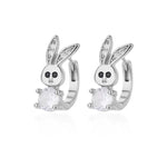 Earrings Veile Studios Stainless Steel Rabbit Heart Star Butterfly Women Gold Colour Hoop