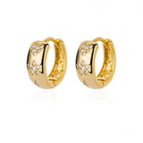 Earrings Veile Studios Stainless Steel Rabbit Heart Star Butterfly Women Gold Colour Hoop