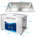 Veile Studios 30L Digital Ultrasonic Cleaner Jewelry Sonic Bath Degas Parts Cleaning Cleaners & Polish