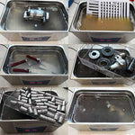 Veile Studios 30L Digital Ultrasonic Cleaner Jewelry Sonic Bath Degas Parts Cleaning Cleaners & Polish