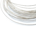 Veile Studios 20Cm Sterling Silver 0.3Mm Medium Round Wire 28 Gauge Fine Jewellery Jewellery Cord & Wire