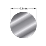 Veile Studios 20Cm Sterling Silver 0.3Mm Medium Round Wire 28 Gauge Fine Jewellery Jewellery Cord & Wire