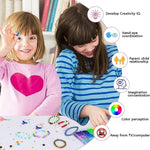 Veile Studios 28 Colors 6380Pcs 6Mm Flat Round Heishi Polymer Clay Jewelry Making Kit Bead Smiley Face Beads Set Craft Beads