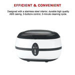 Veile Studios Ultrasonic Multi Purpose Sonic Wave Jewellery Cleaner Cleaners & Polish