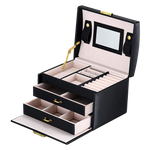 Veile Studios Jewellery Storage Box Girls Rings Necklaces Display Organiser Case Jewellery Boxes