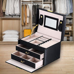 Veile Studios Jewellery Storage Box Girls Rings Necklaces Display Organiser Case Jewellery Boxes