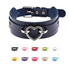 Vegan Leather Heart Collar Necklaces & Pendants