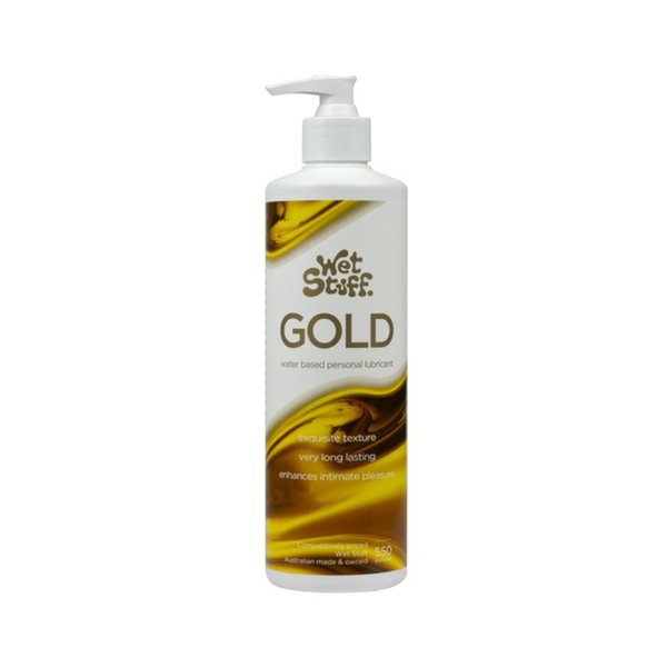Wet Stuff Gold Water Based Lubricant Sexual Wellness Lubricants