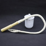 White 3 Size Leather Whip Bdsm Spanking Impact Play Toy