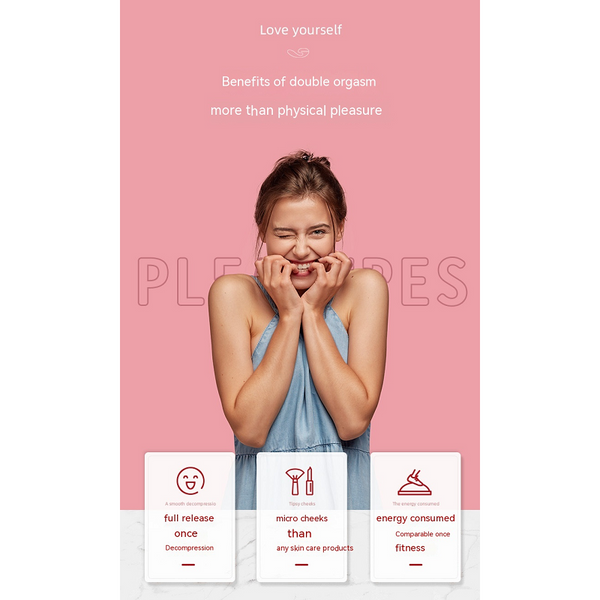 Women's Automatic Heating Sucking Clitoral Multifrequency  Silicon Red Suction s