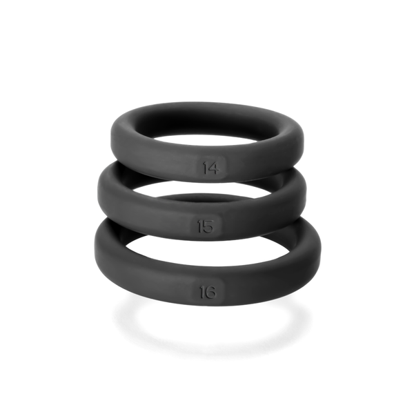 Xact Fit Silicone Rings Medium 3 Kit  Rings