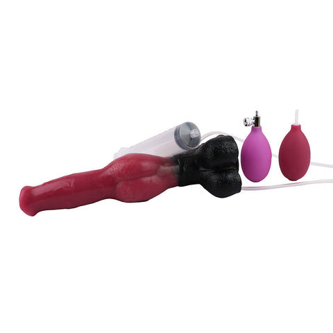 Doberman Pinscher Inflatable Squirting Dildo Realistic Dildos