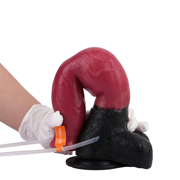 Doberman Pinscher Inflatable Squirting Dildo Realistic Dildos
