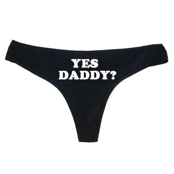 Yes Daddy Thong Ddlg Women Underwear Panties Erotic Panties