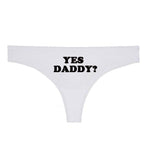 Yes Daddy Thong Ddlg Women Underwear Panties