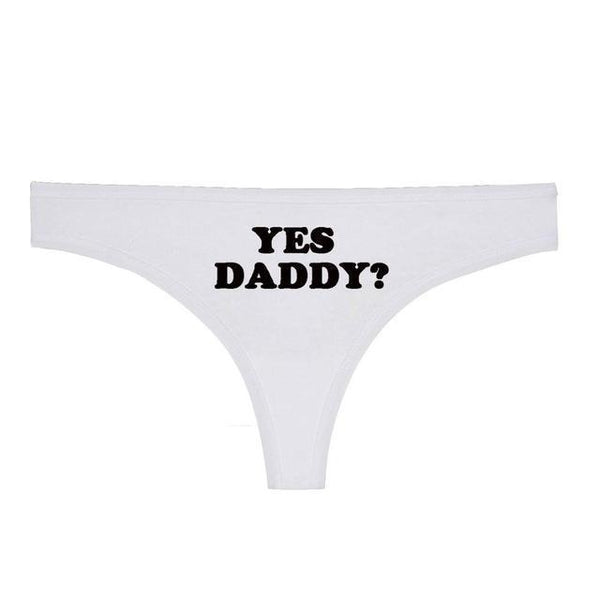 Yes Daddy Thong Ddlg Women Underwear Panties Erotic Panties