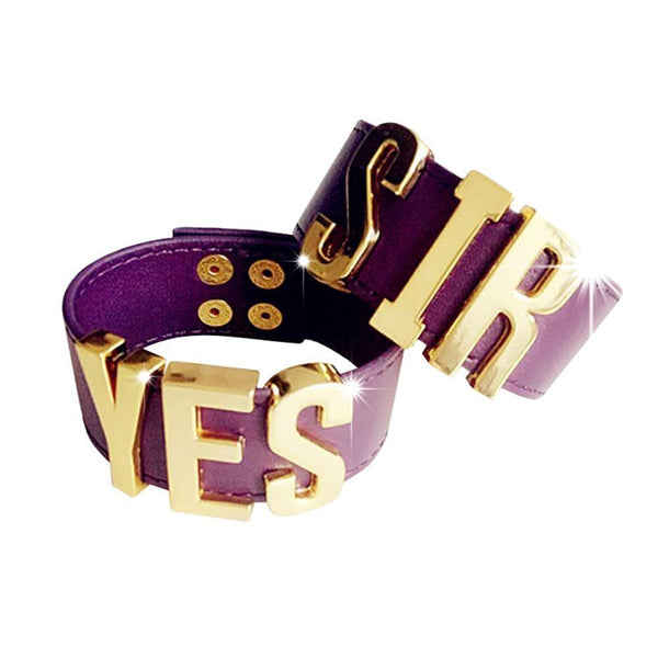 Yes Sir Leather Cuffs Ddlg Littles Accessories Cuffs & Shackles