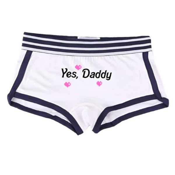 Yes Daddy Cotton Underwear Boyshorts For Women Comfortable Shorts Erotic Panties